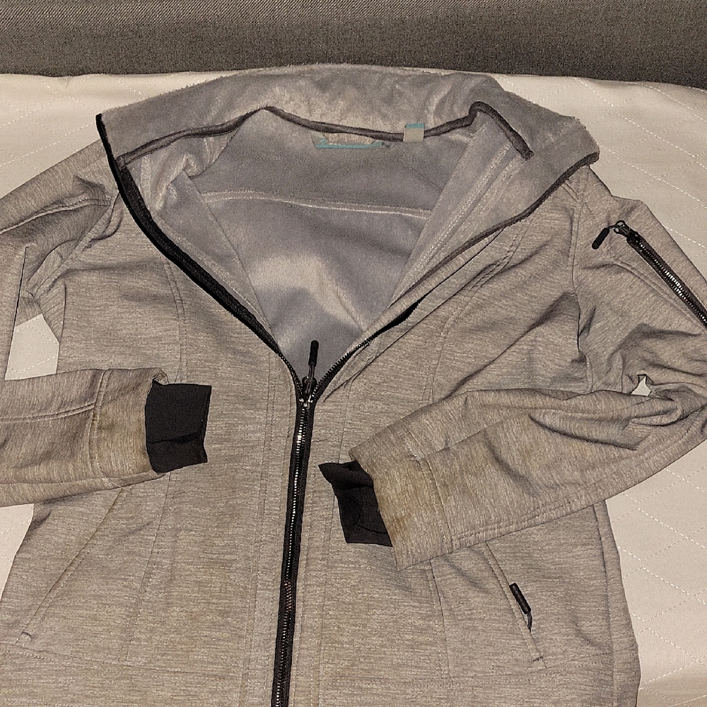 Free Country Gray Womens Jacket With Hood